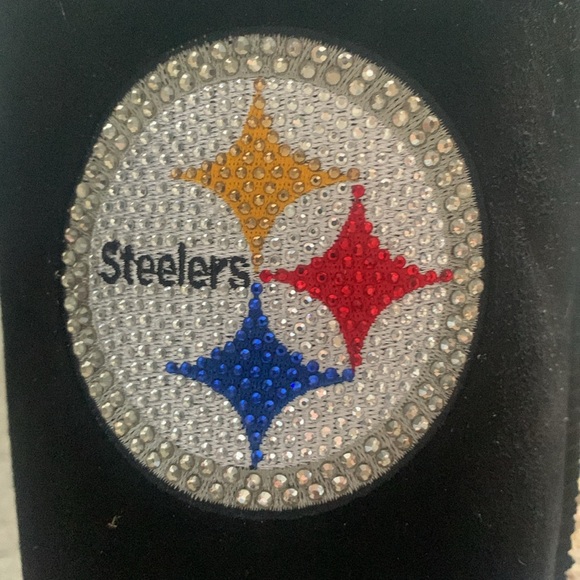 Brand New Never Worn Women’s Steelers Boots - Picture 2 of 4